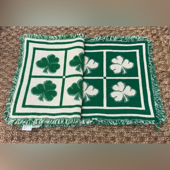 Other - St Patrick's Shamrock Reversible Woven Placements